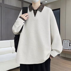 Photo: Chester Collared Layer-Look Sweatshirt | Seoden London — view 3
