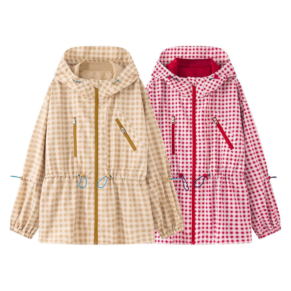 Photo: Glasgow Gingham Hooded Rain Jacket | Seoden London