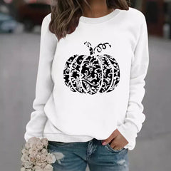 Photo: Lace Pumpkin Print Sweatshirt | Seoden London — view 3