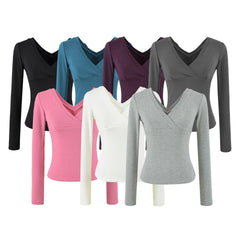 Photo: Everyday Cross V-Neck Stretch Top | Seoden London — view 2