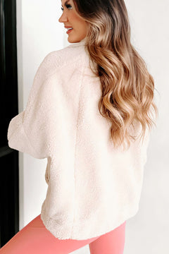 Photo: Women's Sherpa Fleece Jacket with Flap Pockets | Seoden London — view 8