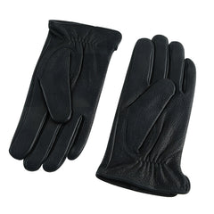 Photo: Regent Leather-Look Wool-Lined Gloves | Seoden London — view 4