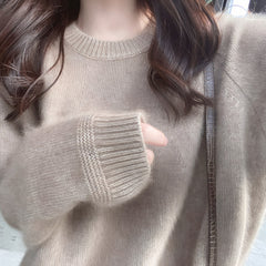 Photo: Women's Fine Knit Crew Neck Jumper | Seoden London — view 5