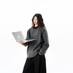 Photo: Aran-Style Cable Knit Henley Jumper | Seoden London — view 2