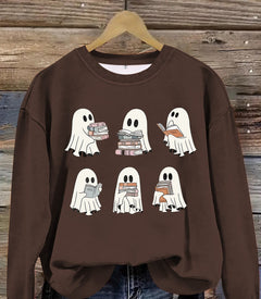 Photo: Bookworm Ghosts Sweatshirt | Seoden London — view 12