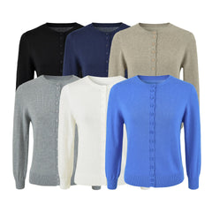 Photo: Oxford Cropped Ribbed Cardigan | Seoden London — view 2