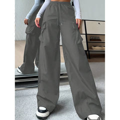 Photo: Beatrice Wide-Leg Cargo Trousers | Seoden London — view 10