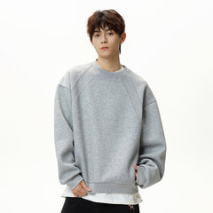 Photo: Men's Crew Neck Sweatshirt in Cotton Blend | Seoden London — view 2