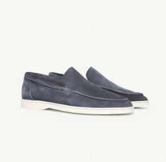 Photo: Portofino Suede-Look Slip-On Loafers | Seoden London — view 11