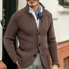 Photo: Venezia Stand-Collar Knit Cardigan | Seoden London — view 14