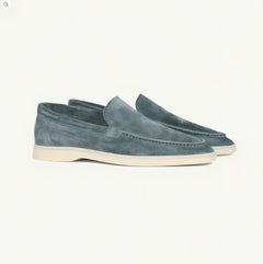 Photo: Portofino Suede-Look Slip-On Loafers | Seoden London — view 12
