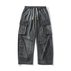 Photo: Men's Washed Cotton Cargo Trousers | Seoden London — view 3