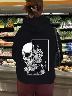 Photo: Memento Skull Floral Hoodie | Seoden London — view 8