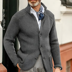 Photo: Venezia Stand-Collar Knit Cardigan | Seoden London — view 16