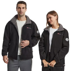 Photo: Men's Sherpa Lined Fleece Jacket | Seoden London — view 6