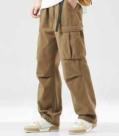 Photo: Cuffed Cotton Cargo Trousers | Seoden London — view 3