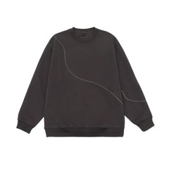 Photo: Men's Relaxed Cotton Crew Neck Sweatshirt | Seoden London — view 6