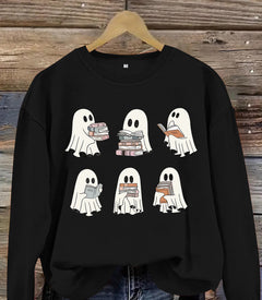 Photo: Bookworm Ghosts Sweatshirt | Seoden London — view 8