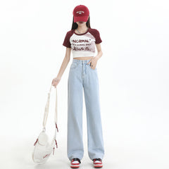 Photo: Women's High Waist Wide Leg Jeans | Seoden London — view 7