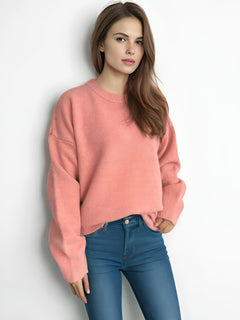 Photo: Copenhagen Relaxed Chunky Knit Jumper | Seoden London — view 4