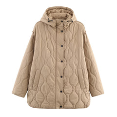 Photo: Niseko Wave-Quilted Hooded Jacket | Seoden London — view 5