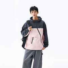 Photo: Hakone Diagonal-Zip Colour-Block Anorak | Seoden London — view 1