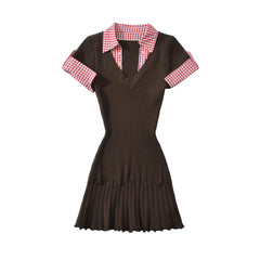 Photo: Women's Collared Knitted Jumper Dress | Seoden London — view 3