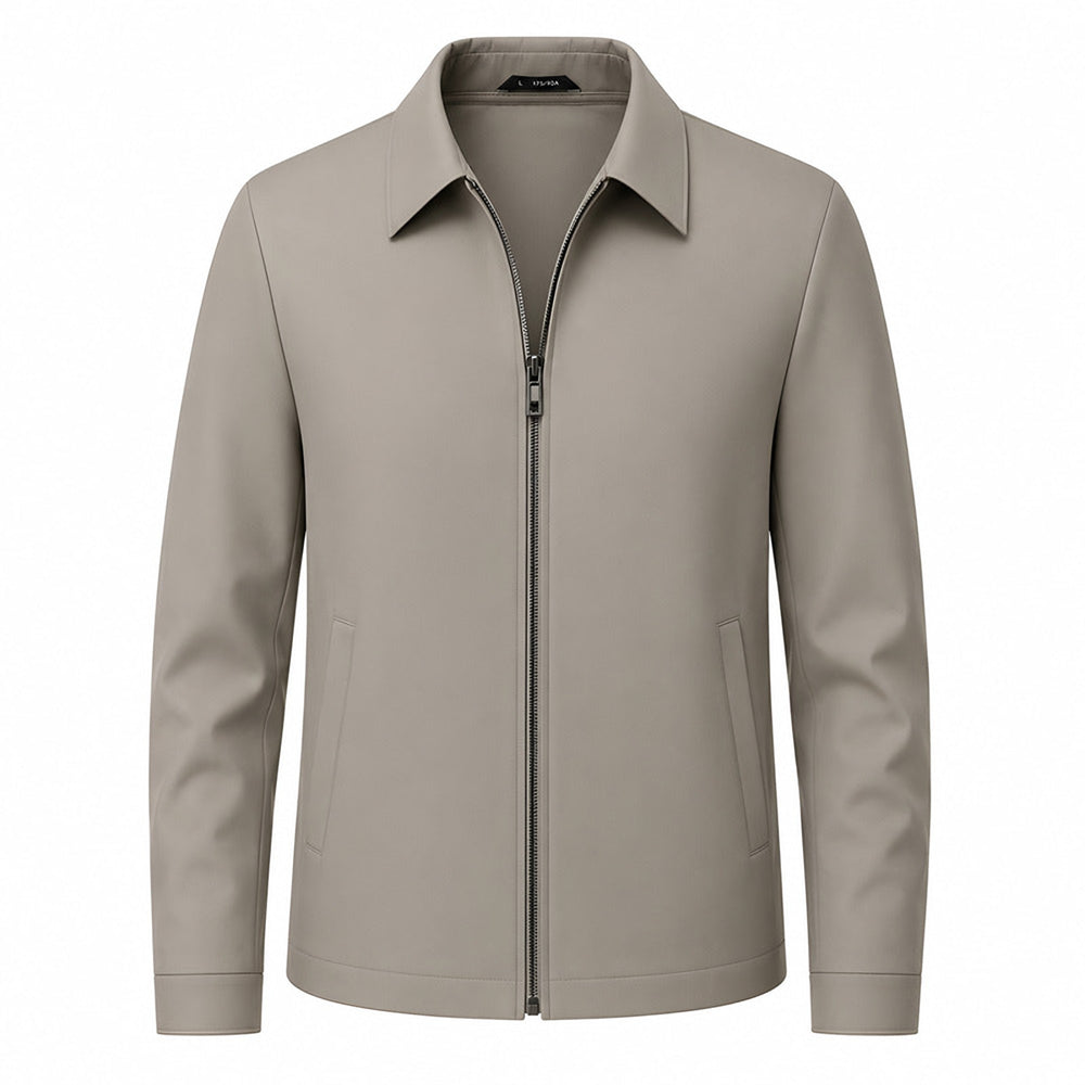 Photo: Turin Zip-Front Harrington Jacket | Seoden London