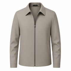 Photo: Turin Zip-Front Harrington Jacket | Seoden London — view 1