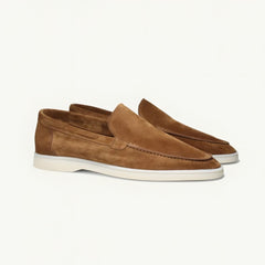 Photo: Portofino Suede-Look Slip-On Loafers | Seoden London — view 6