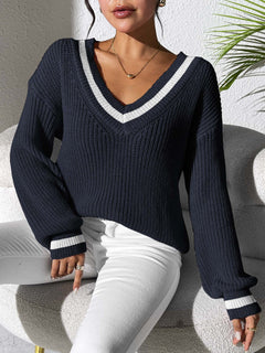 Photo: Cambridge Varsity V-Neck Jumper | Seoden London — view 9