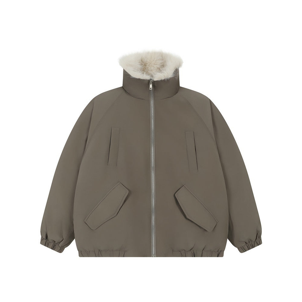 Photo: Helsinki Puffer Jacket with Faux Fur Collar | Seoden London