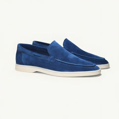 Photo: Portofino Suede-Look Slip-On Loafers | Seoden London — view 5