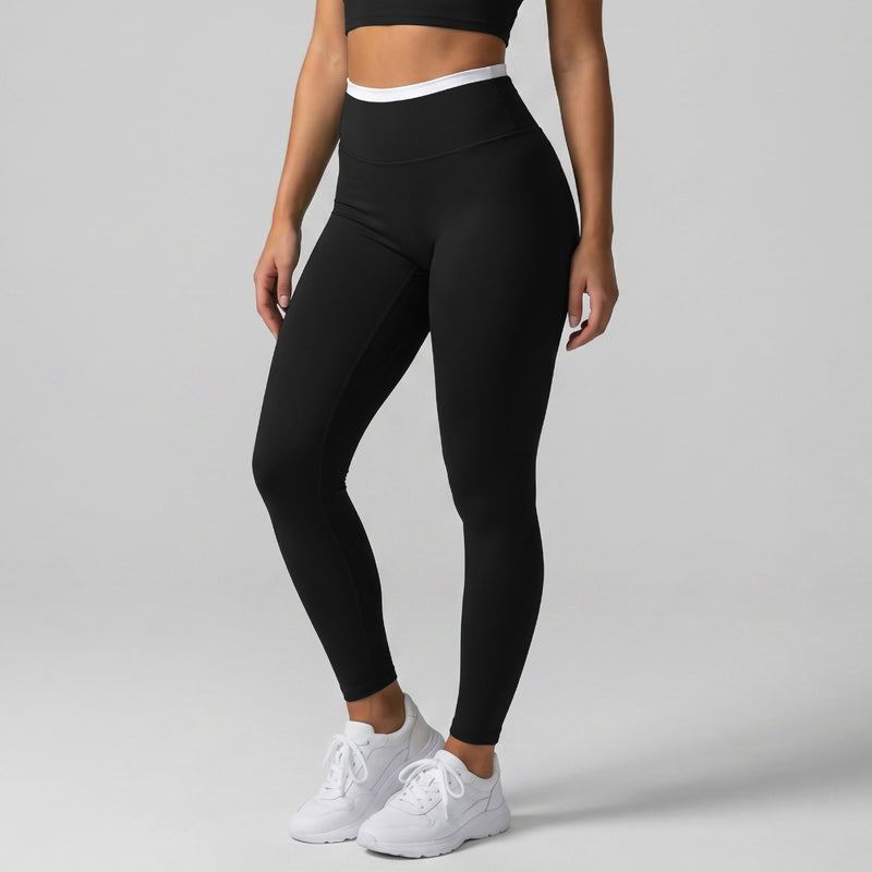 Photo: Contrast Waistband Sculpt Leggings | Seoden London
