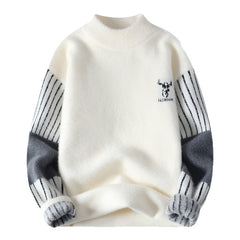Photo: Bruges Colour-Block Mock-Neck Knit | Seoden London — view 4