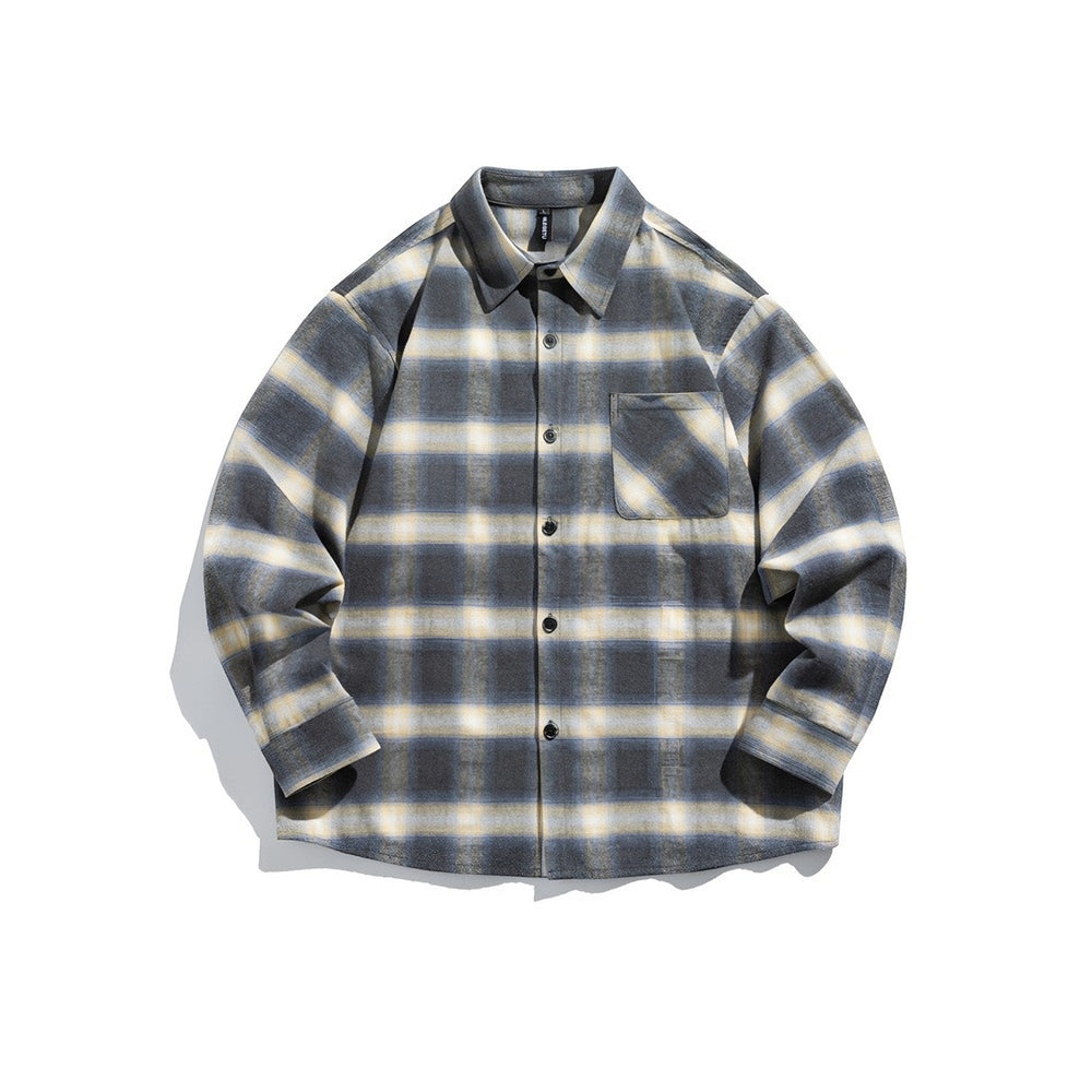 Photo: Men's Cotton Flannel Check Overshirt | Seoden London