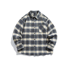 Photo: Men's Cotton Flannel Check Overshirt | Seoden London — view 1