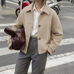 Photo: Women's Short Wool Blazer | Seoden London — view 2