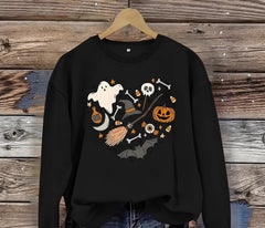 Photo: Halloween Heart Collage Sweatshirt | Seoden London — view 5