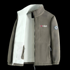 Photo: Men's Sherpa Lined Fleece Jacket | Seoden London — view 9