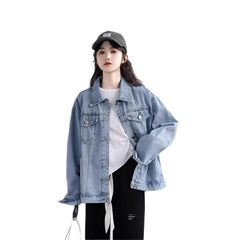 Photo: Women's Plus Size Oversized Denim Jacket | Seoden London — view 5