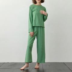 Photo: Women's Pure Cotton Lounge Pyjama Set | Seoden London — view 1