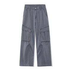 Photo: Men's Pleated Cotton Cargo Trousers | Seoden London — view 3