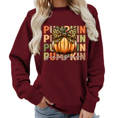 Photo: Pumpkin Spice Leopard Bow Sweatshirt | Seoden London — view 13