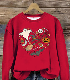 Photo: Halloween Heart Collage Sweatshirt | Seoden London — view 9
