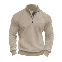 Photo: Harbour Quarter-Zip Knit Pullover | Seoden London — view 4
