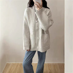 Photo: Long Knit Cardigan Coat | Seoden London — view 2