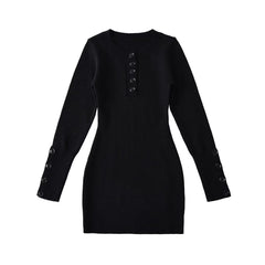 Photo: Women's Knitted Bodycon Mini Dress | Seoden London — view 4