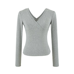 Photo: Everyday Cross V-Neck Stretch Top | Seoden London — view 3