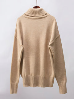 Photo: Women's Ribbed Roll Neck Jumper | Seoden London — view 15